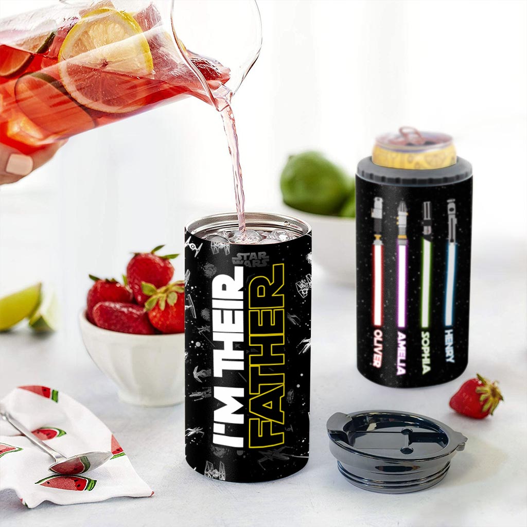 I'm Their Father - Personalized The Force Can Cooler