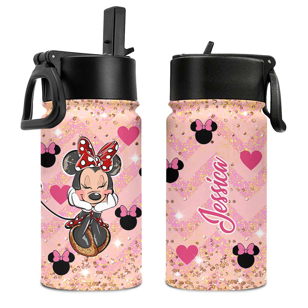 Magic Mouse Ears - Personalized Kids Water Bottle