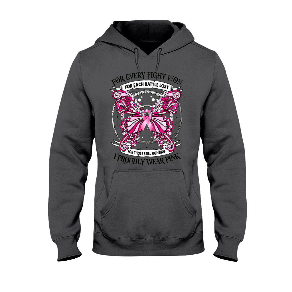 I Proudly Wear Pink - Breast Cancer Awareness T-shirt and Hoodie 102021