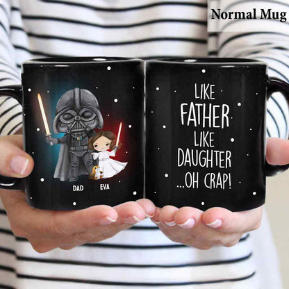 Like Father Like Daughter - Personalized The Force Mug