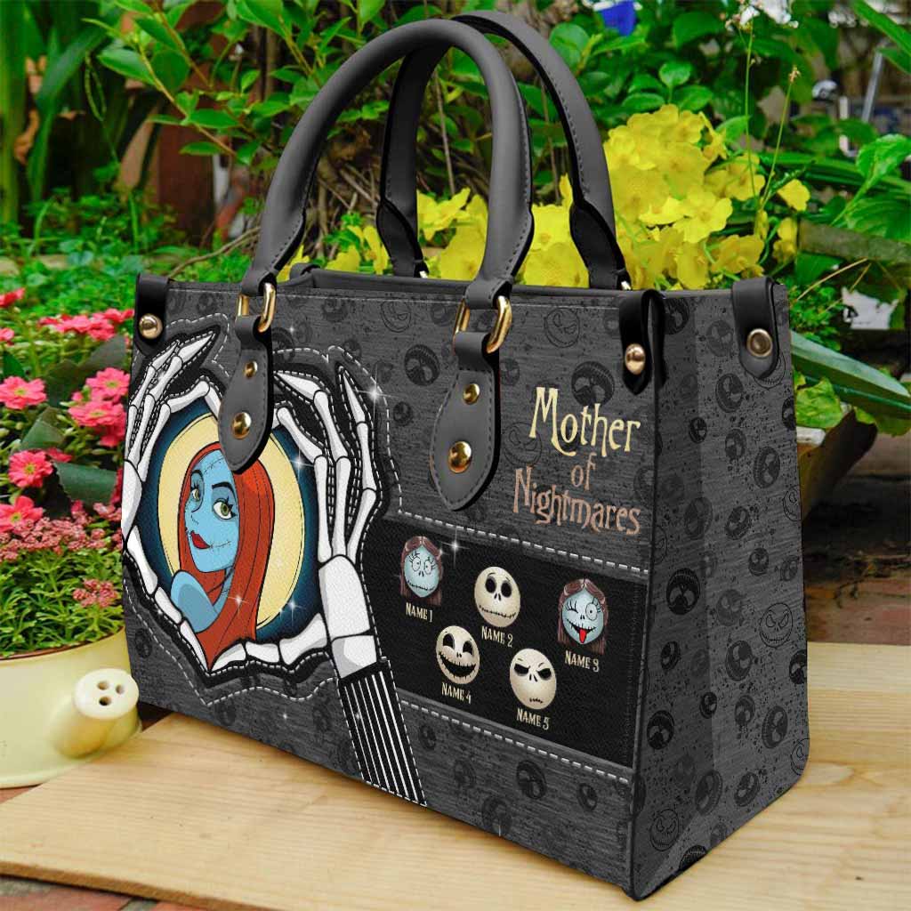 Mother Of Nightmares - Personalized Mother's Day Nightmare Leather Handbag