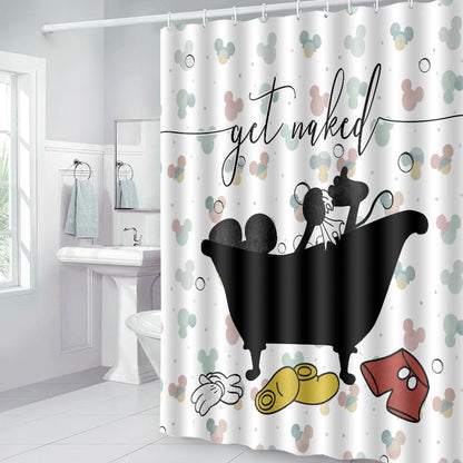 Get Naked - Mouse Bathroom Curtain & Mats Set