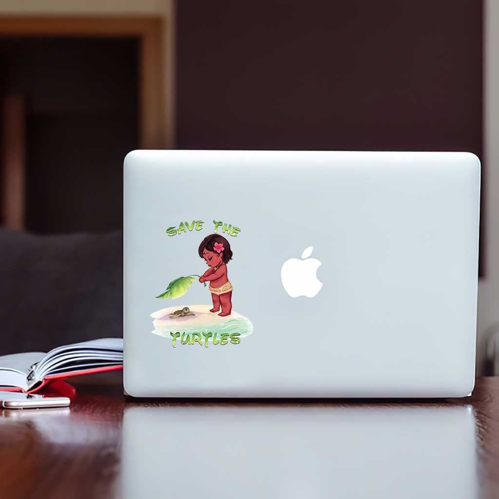 Save The Turtles - Turtle Decal Full