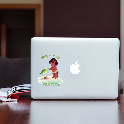Save The Turtles - Turtle Decal Full