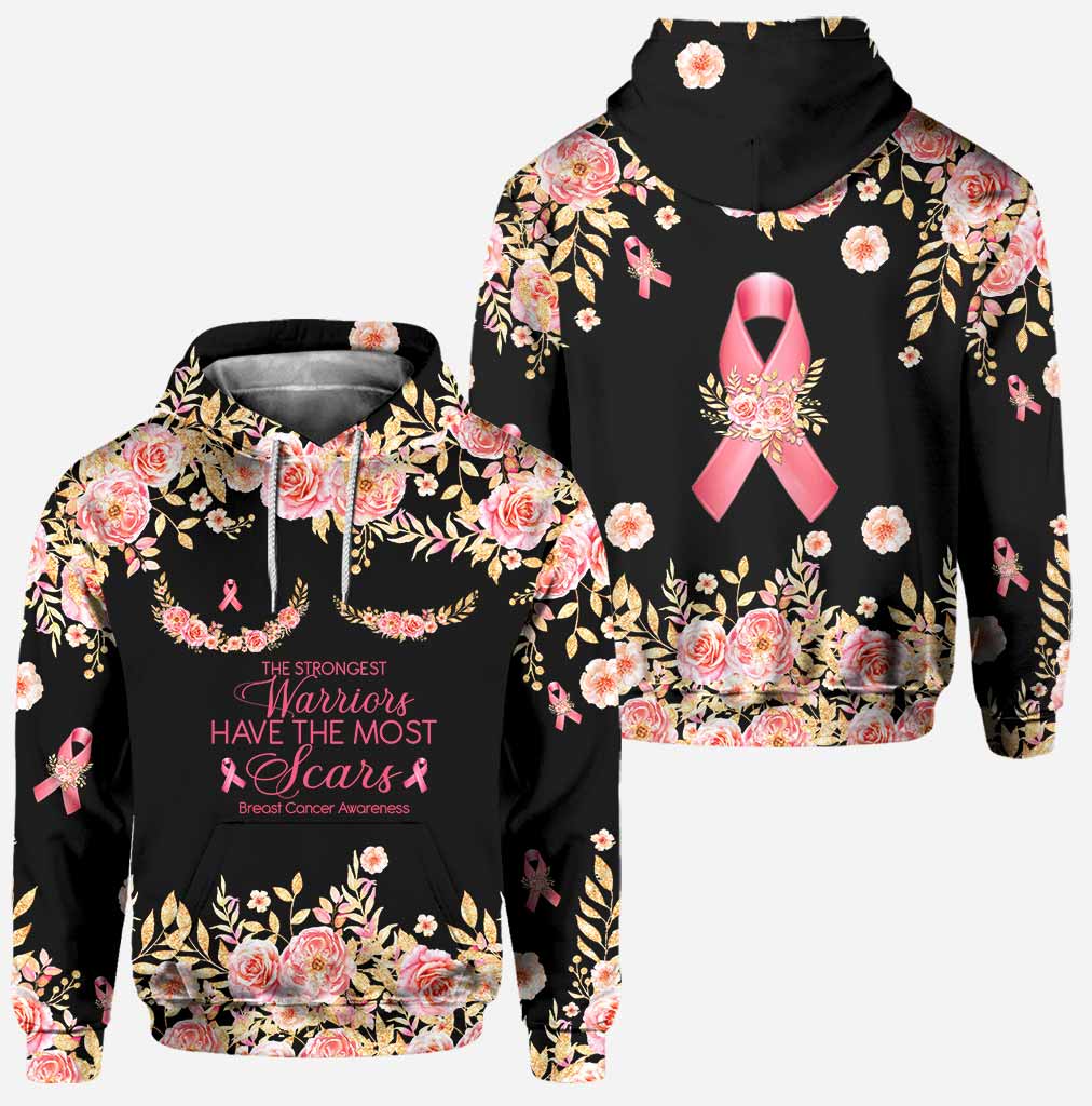 Breast Cancer Awareness Scars - Personalized Hoodie and Leggings