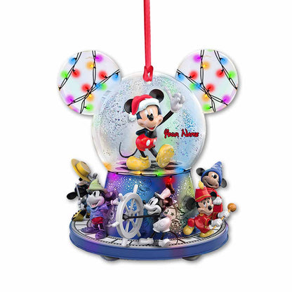 Any Name - Personalized Mouse Ornament (Printed On Both Sides)