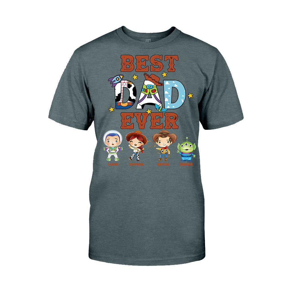 Best Dad Ever - Personalized Mouse T-shirt and Hoodie