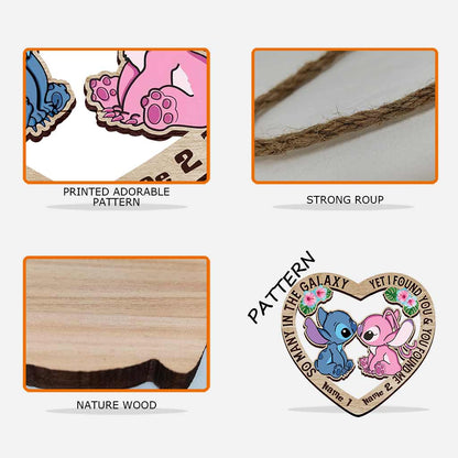 So Many In The Galaxy - Personalized Ohana Wood Sign