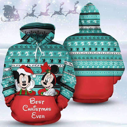 Best Christmas Ever Mouse All Over Shirt 0823