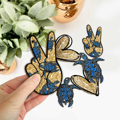 Peace Love Turtle - Turtle 6 Pieces Garland