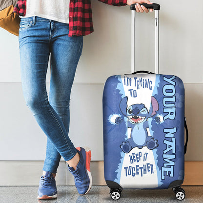 I'm Trying To Keep It - Personalized Ohana Luggage Cover