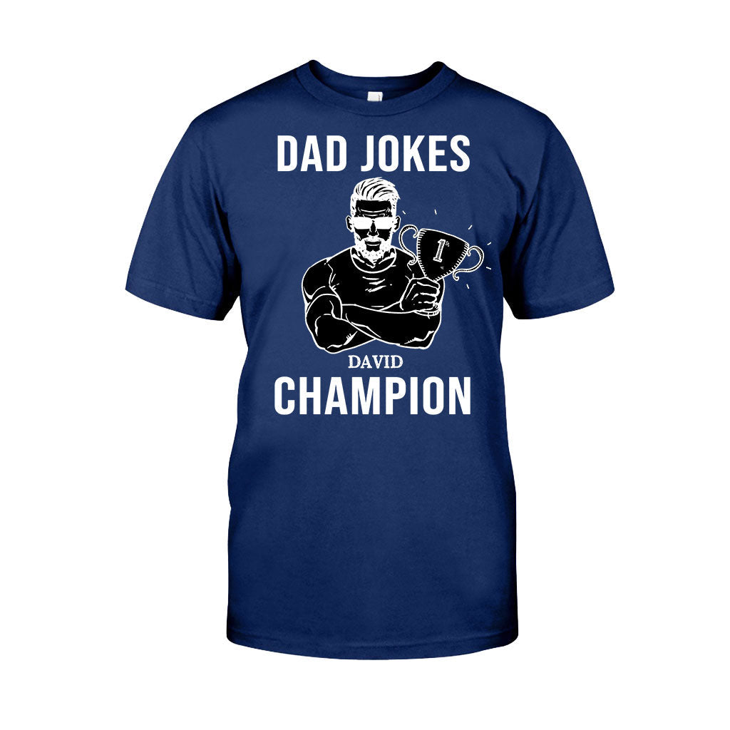 Dad Jokes Champion - Personalized Father's Day T-shirt and Hoodie