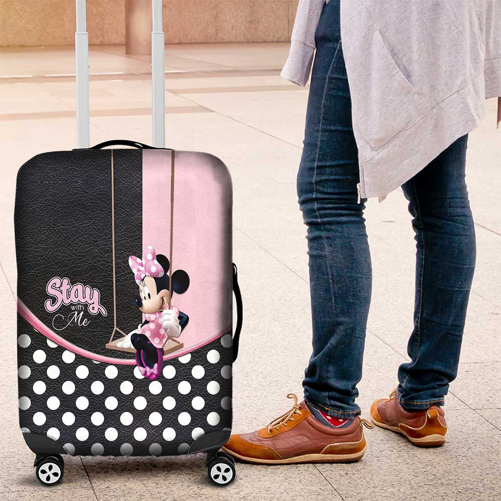 Stay With Me - Personalized Mouse Luggage Cover