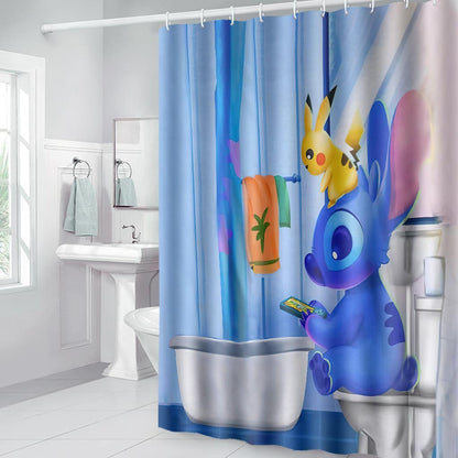 Ohana Means Family - Ohana Bathroom Curtain & Mats Set
