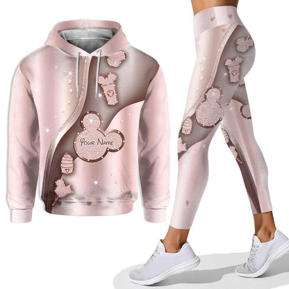 Never Stop Dreaming - Personalized Mouse Hoodie and Leggings