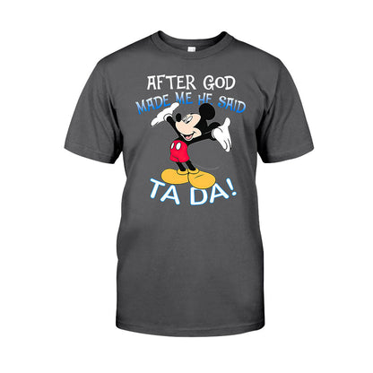 After God Made Me - Mouse T-shirt and Hoodie 112021