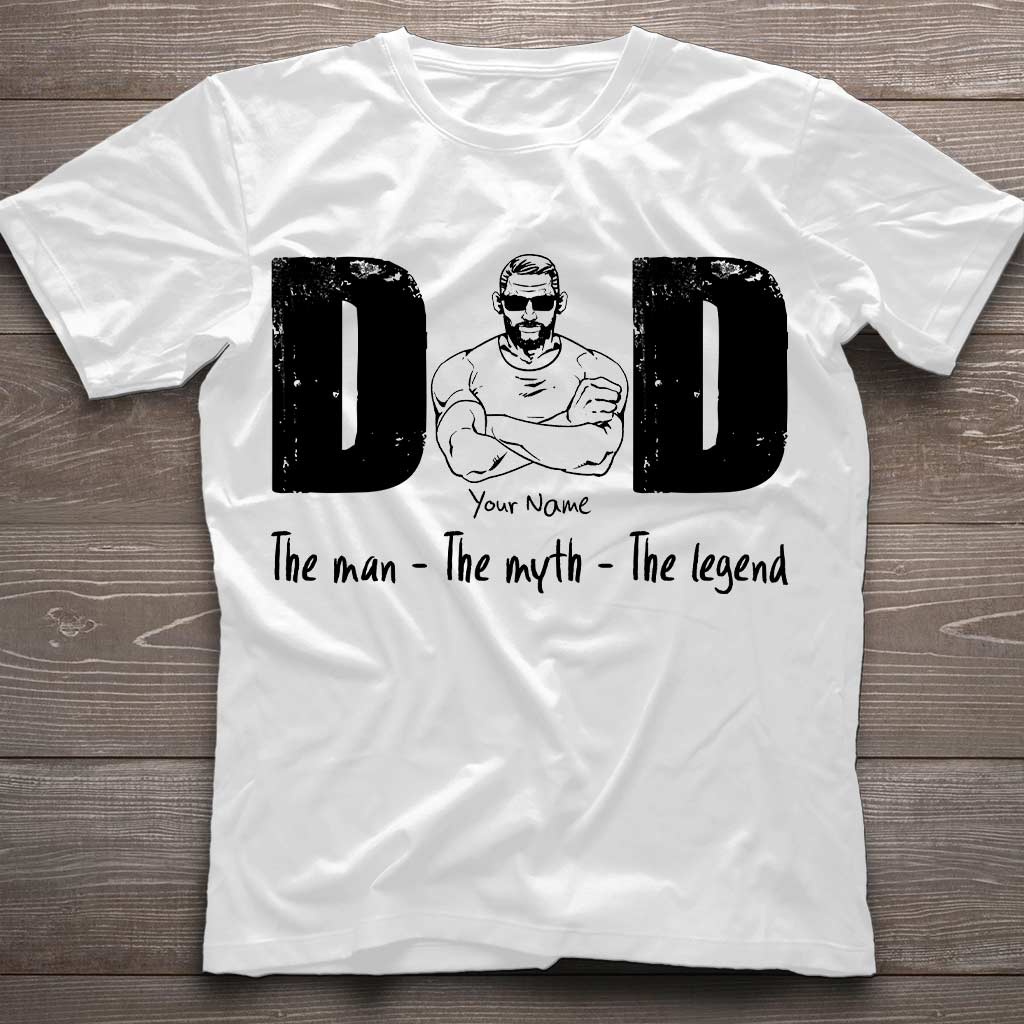 The Man The Myth The Legend - Personalized Father T-shirt and Hoodie