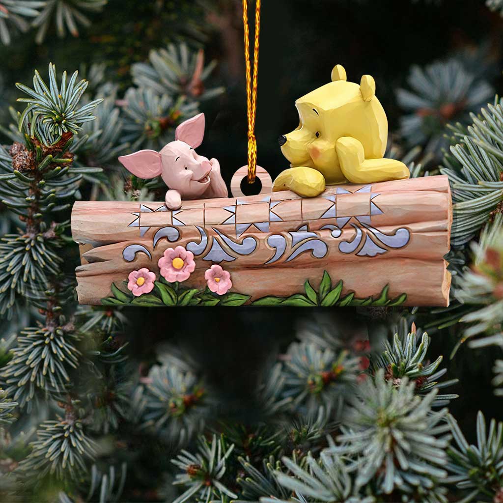 Friends - Christmas Mouse Ornament (Printed On Both Sides)