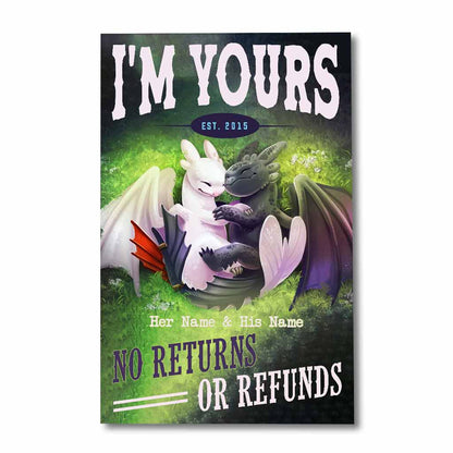I'm Yours - Personalized Dragon Poster
