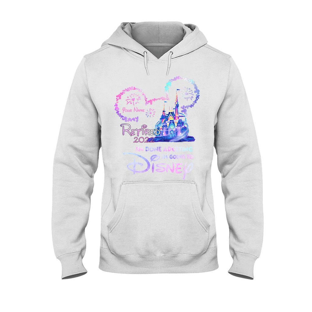 I'm Done Adulting - Personalized Mouse T-shirt and Hoodie