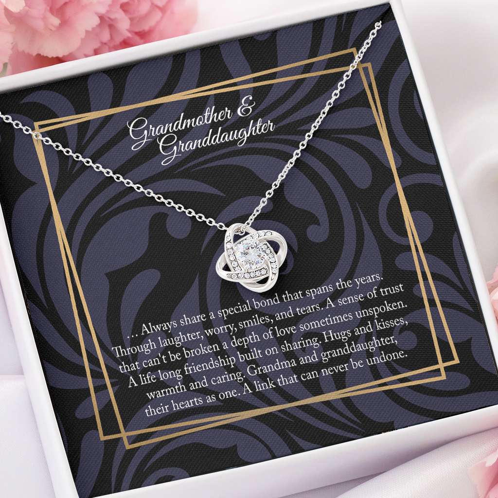 Grandma Sweet Grandma Gift Grandma Gift - Grandma Love Knot Necklace 0921