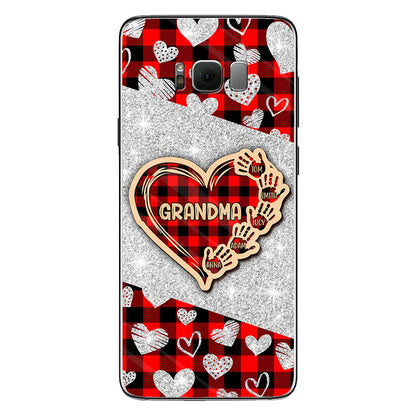 Valentine Heart Grandma - Personalized Grandma Phone Case