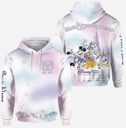 100 Years Of Wonder - Personalized Mouse Hoodie and Leggings