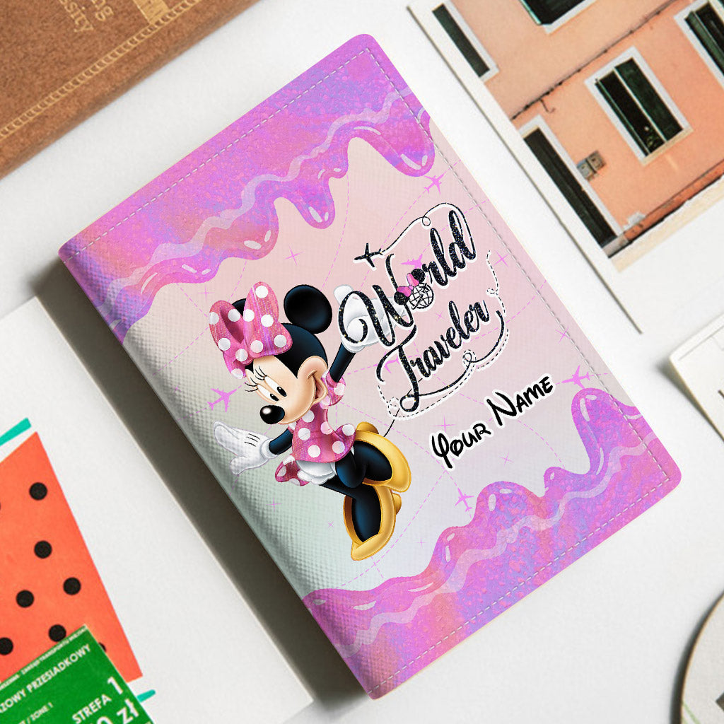 World Traveler - Personalized Mouse Passport Holder