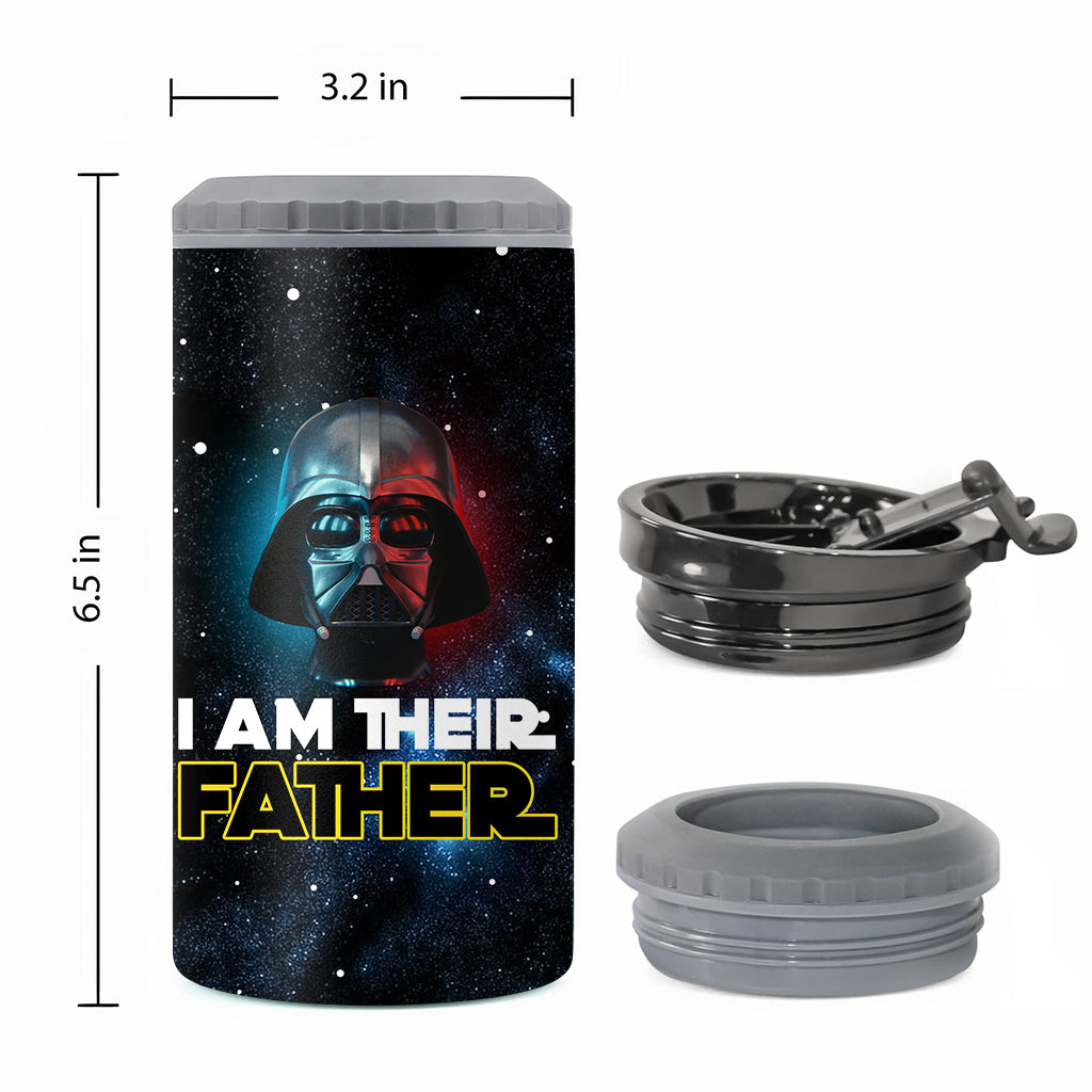 I Am Their Father - Personalized The Force Can Cooler