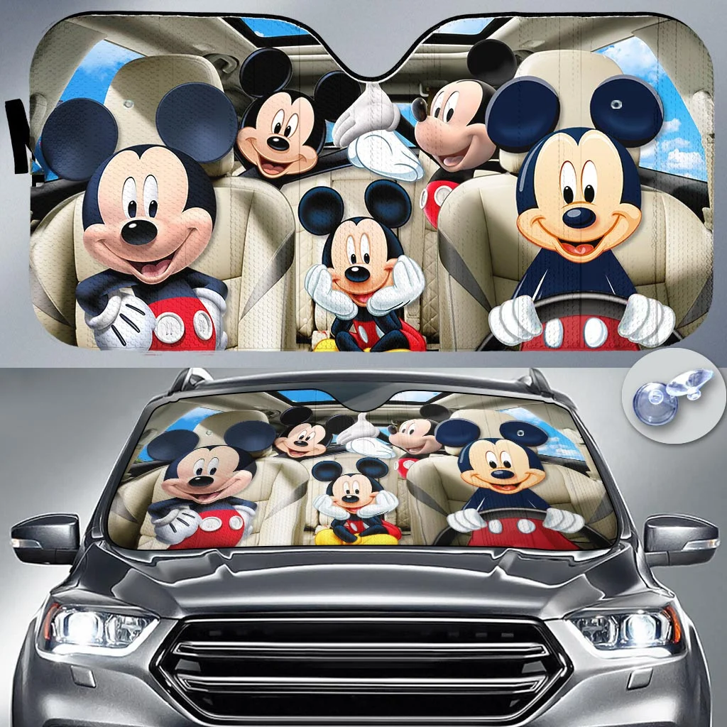 Love Mouses Mouse Car Sunshade 0823