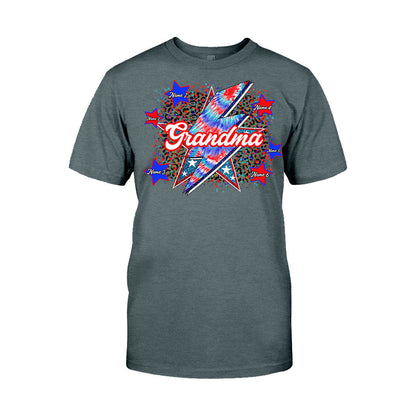 Grandma - Personalized Independence Day T-shirt and Hoodie