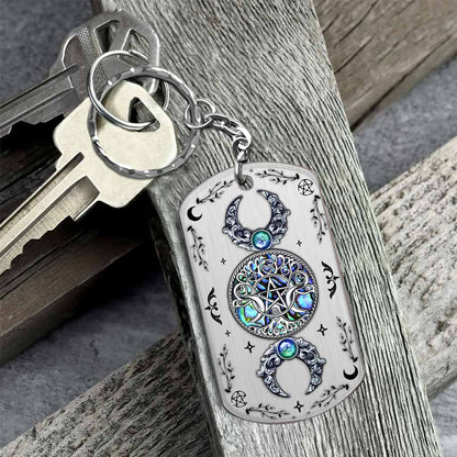 Yes I Can Drive A Stick - Personalized Witch Stainless Steel Keychain