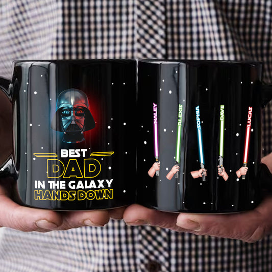 Best Dad In The Galaxy - Personalized The Force Mug