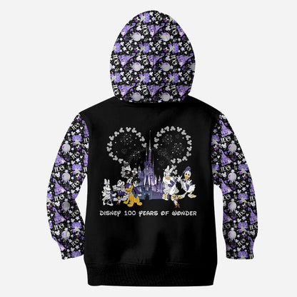 100 Years Of Wonder - Personalized Mouse Hoodie and Leggings
