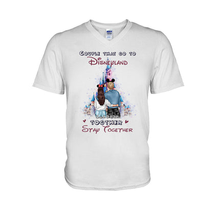 Couple That Go To Magical Land Together - Personalized Couple Mouse T-shirt and Hoodie