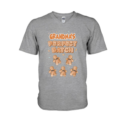 Grandma’s Perfect Batch - Personalized Christmas Grandma T-shirt and Hoodie