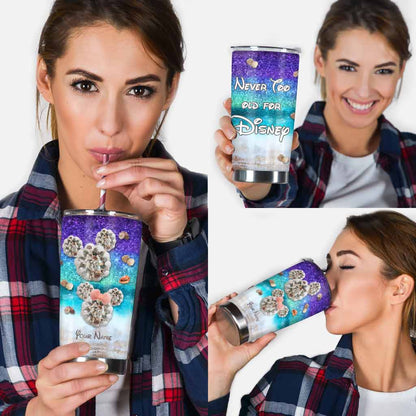 Never Too Old For Magic - Personalized Mouse Tumbler