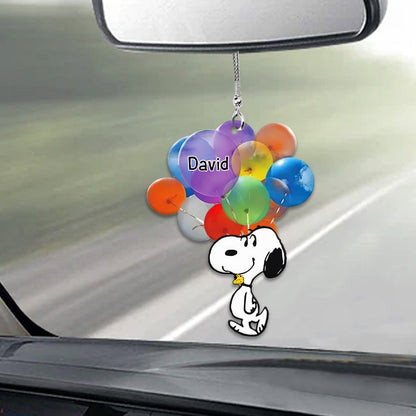 Happy Life - Personalized Car Ornament