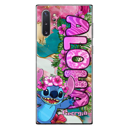 Ohana Tropical Colorful Leopard - Personalized Ohana Phone case