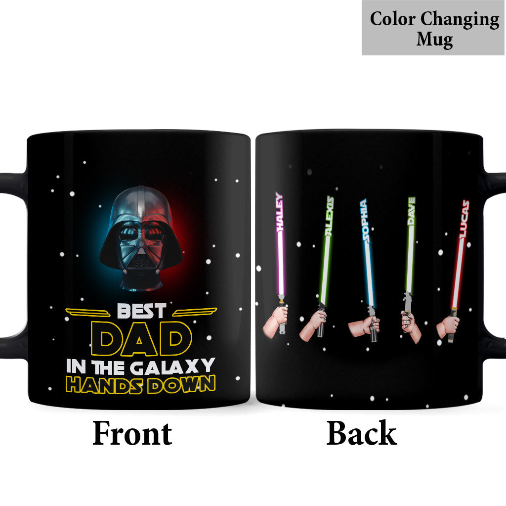 Best Dad In The Galaxy - Personalized The Force Mug