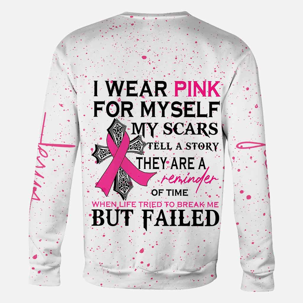 I We Wear Pink - Breast Cancer Awareness All Over T-shirt and Hoodie 1121