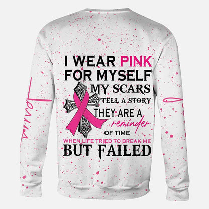 I We Wear Pink - Breast Cancer Awareness All Over T-shirt and Hoodie 1121