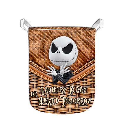 Laundry Today - Nightmare Storage Basket With 3D Pattern Print