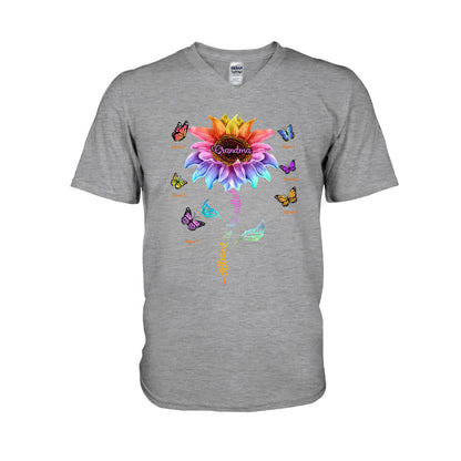 Blessed To Be Called Grandma - Personalized Mother's Day T-shirt and Hoodie