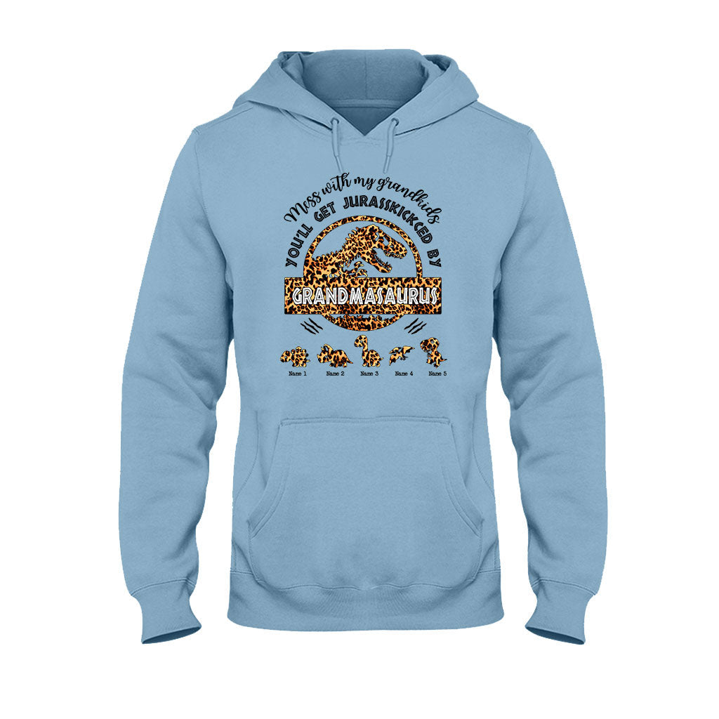 Don't Mess With Grandmasaurus - Personalized Mother's Day Grandma T-shirt and Hoodie
