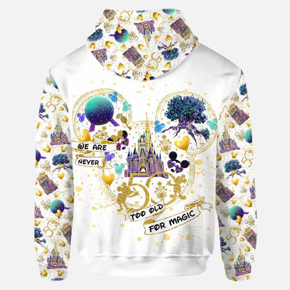 50th Anniversary Magical World Mouse Ears - Personalized Hoodie And Leggings