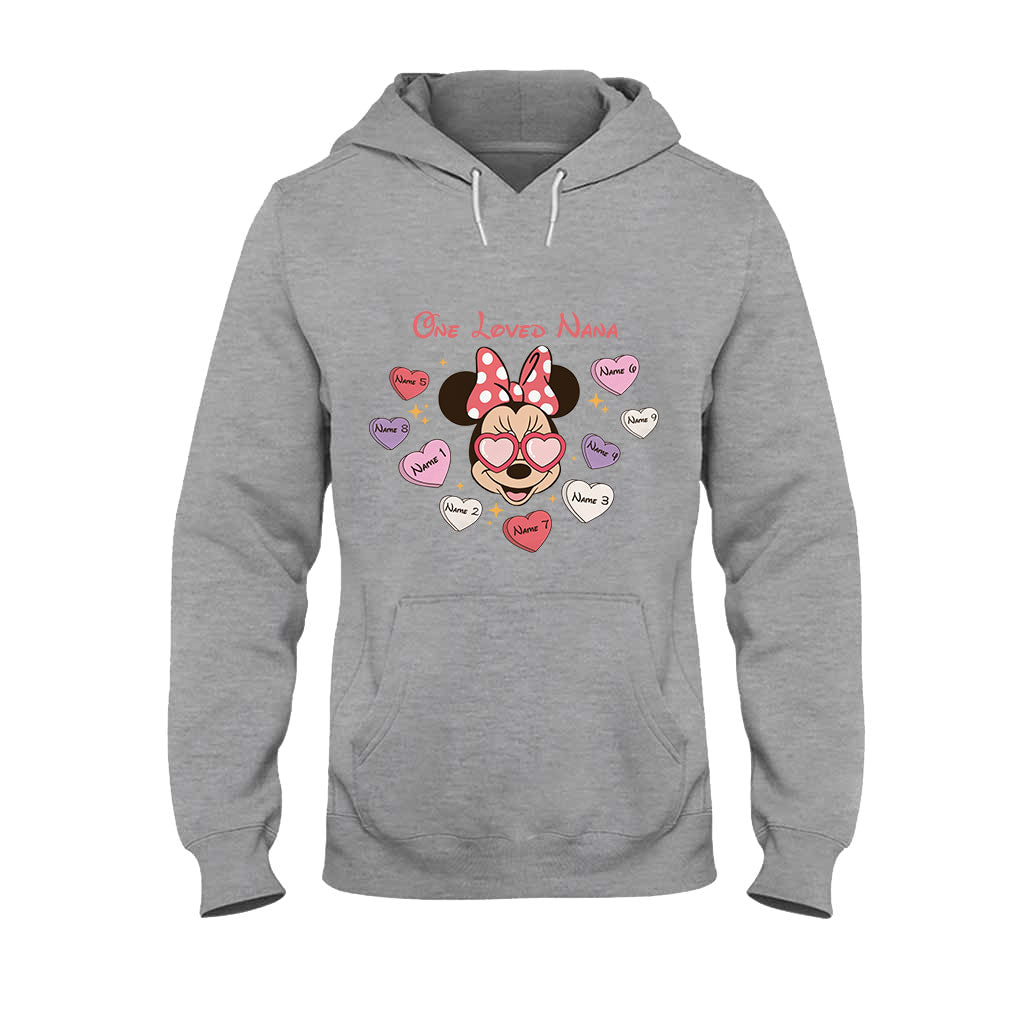One Loved Grandma - Personalized Valentine Grandma T-shirt and Hoodie