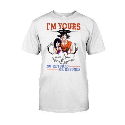 I'm Yours No Returns Or Refunds - Personalized Seven Balls T-shirt and Hoodie