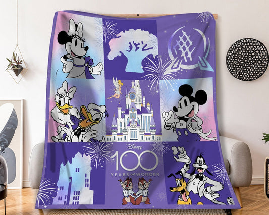100 Years Anniversary Mouse Blanket 0523