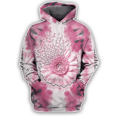Daisy Pink Ribbons - Breast Cancer Awareness All Over T-shirt and Hoodie 0822